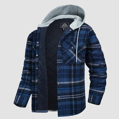 Harrison - Veste d'hiver chaude en flanelle pour homme