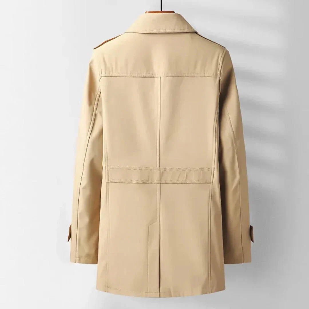 Klassischer Trenchcoat Damen Mantel Elegant - IdealeKleiden