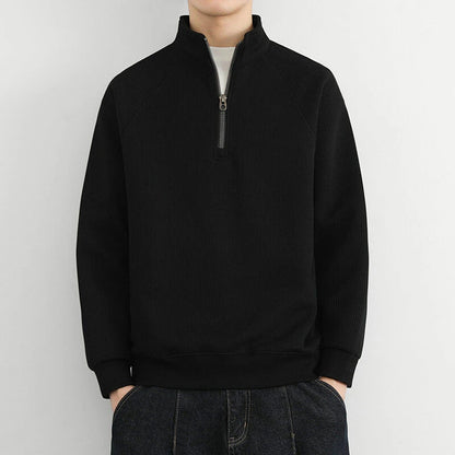 Sweat-shirt homme Manches longues Confortable Fermeture éclair