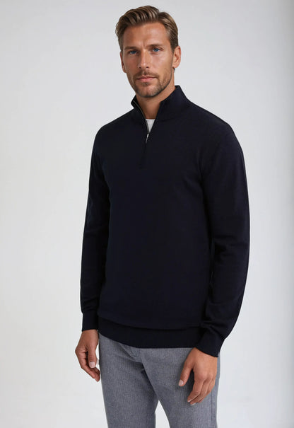 Pull pour homme Décontracté Col zippé