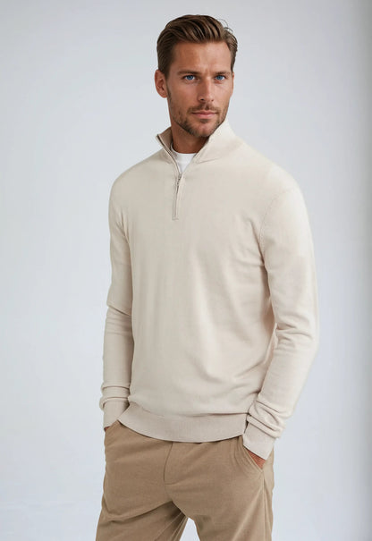 Pull pour homme Décontracté Col zippé