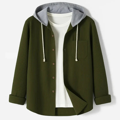 Surchemise tendance Capuche Fermeture rapide