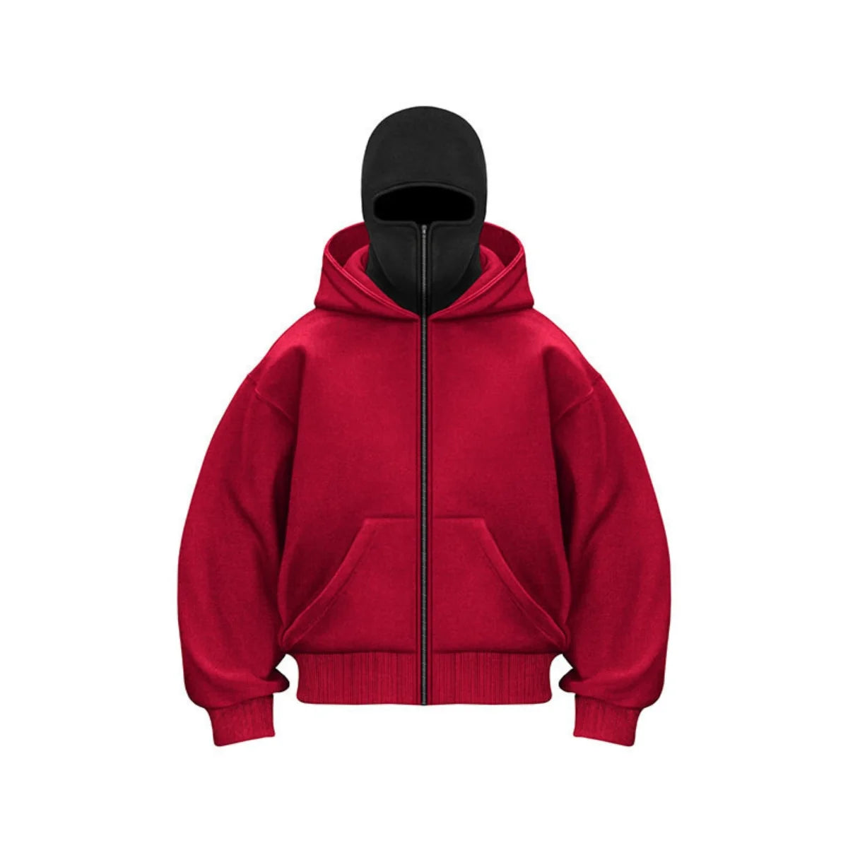 Sweat-shirt pour hommes décontracté à capuche avec fermeture éclair