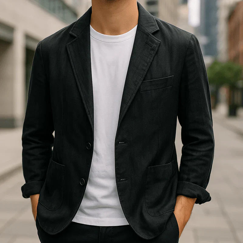 Blazer homme sur mesure léger coupe slim