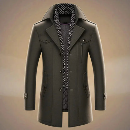 Long manteau d'hiver femme duveteux