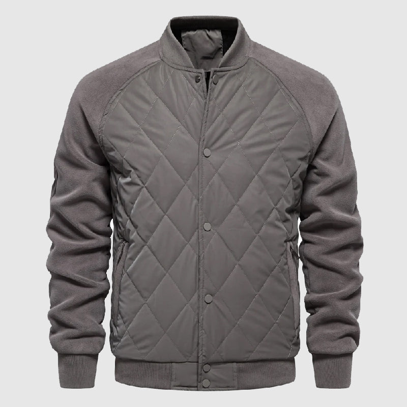 Blouson bombardier homme matelassé léger décontracté