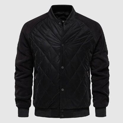 Blouson bombardier homme matelassé léger décontracté