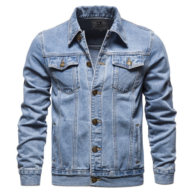 Veste en jean homme coupe moderne et classique