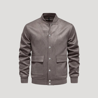 Herren Lederjacke Winter Bomber Style - IdealeKleiden