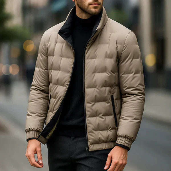Veste d'hiver imperméable pour homme, isolée et légère