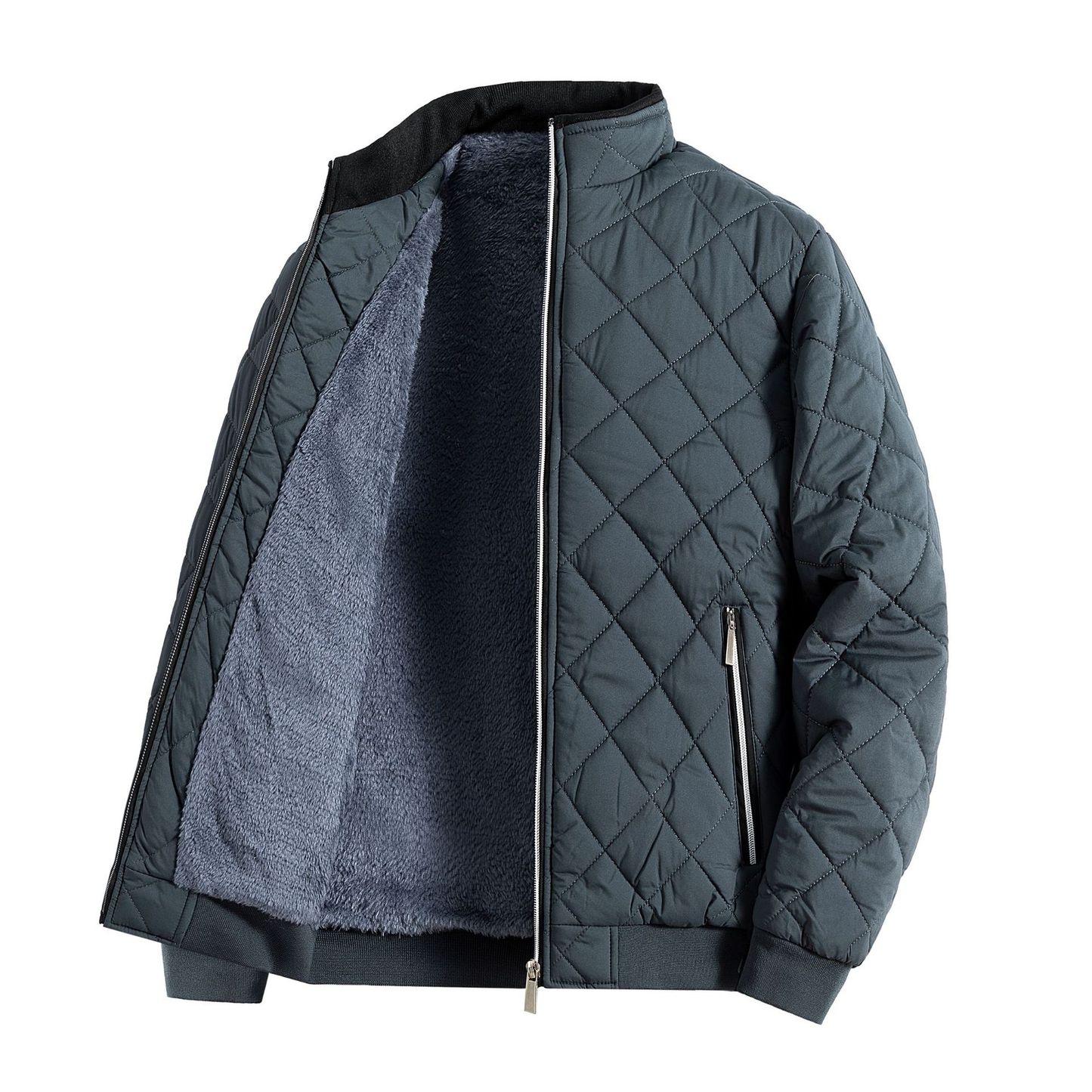 Manteau d'hiver en polaire chaude pour hommes