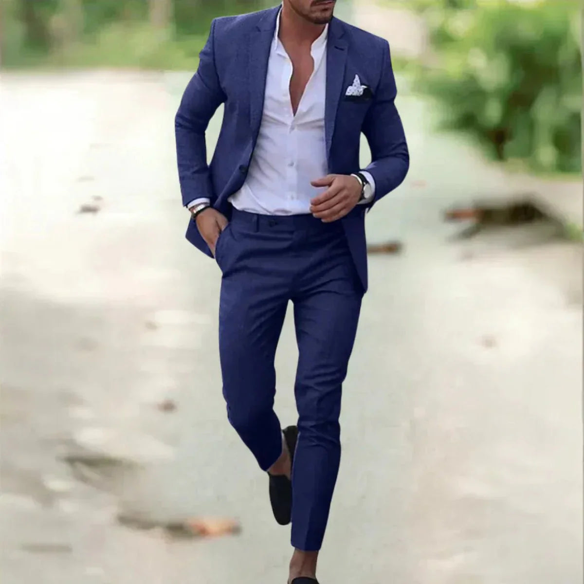 Eleganter Hochzeitsanzug Herren Formal Set - IdealeKleiden