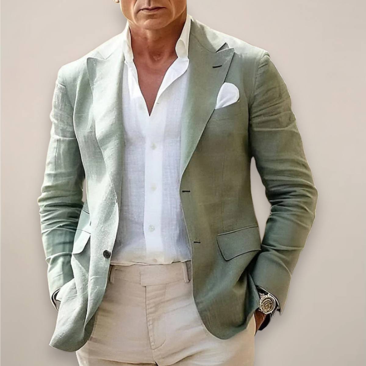 Blazer Homme Léger Moderne Look Décontracté