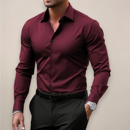 Chemise moderne homme Slim Fit Printemps