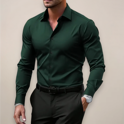 Chemise moderne homme Slim Fit Printemps