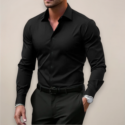 Chemise moderne homme Slim Fit Printemps