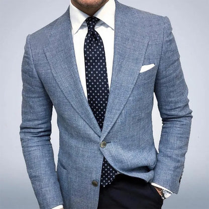 Blazer homme Printemps Élégant Cintrée