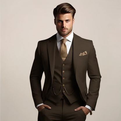 Costume habillé homme trois pièces printemps