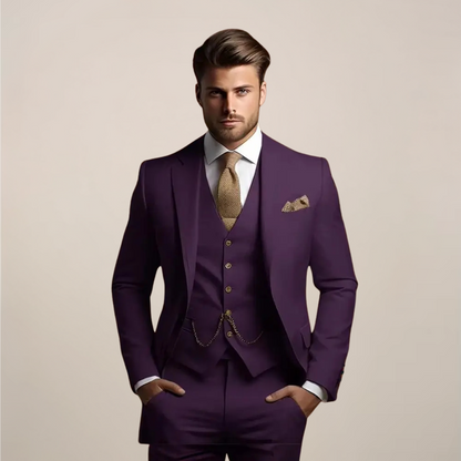 Costume habillé homme trois pièces printemps