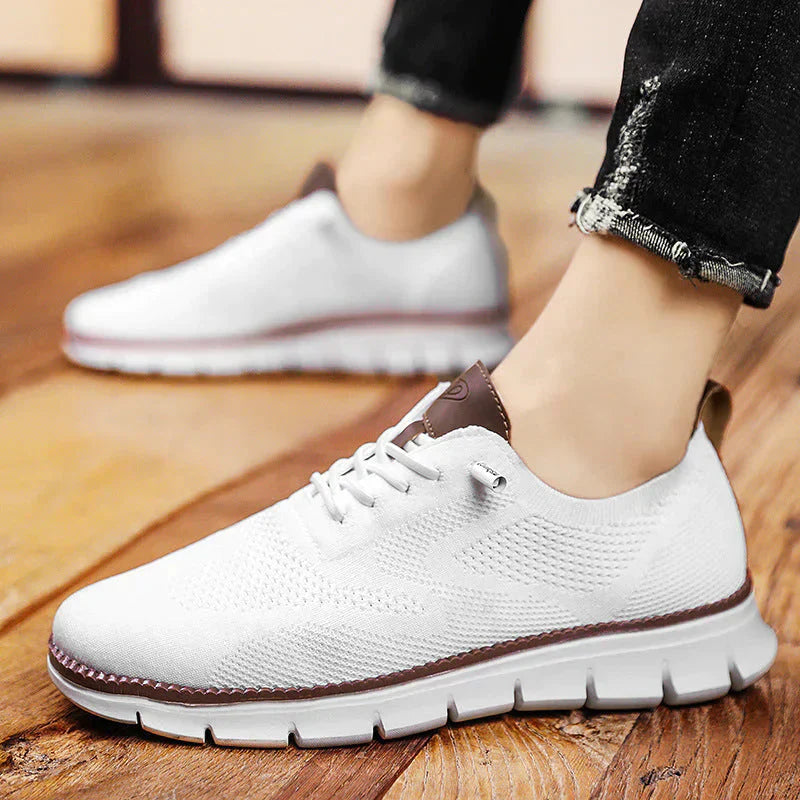 Chaussures de course respirantes pour hommes en maille à enfiler