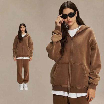 Sweat à capuche doux en polaire confortable