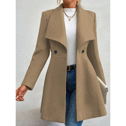 Veste d'hiver pour femme Manches longues Chaude et élégante