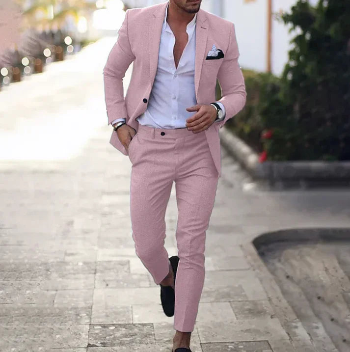 Costume Homme Blazer Pantalon Classique