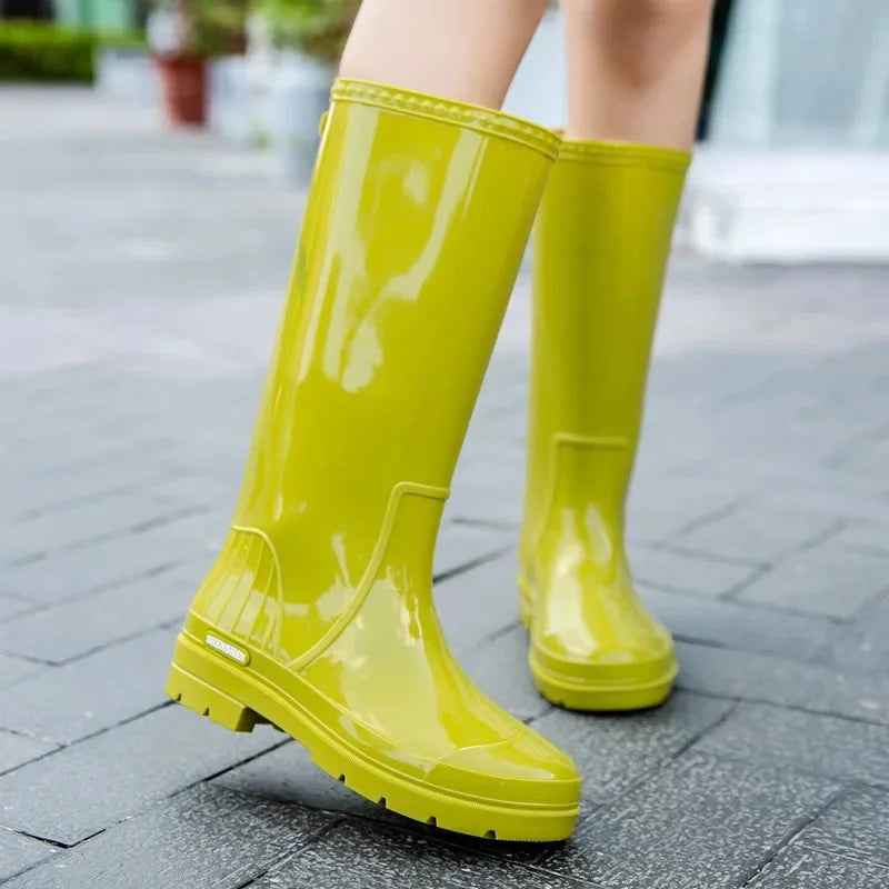 Bottes de pluie imperméables pour femmes | Bottes en caoutchouc élégantes antidérapantes