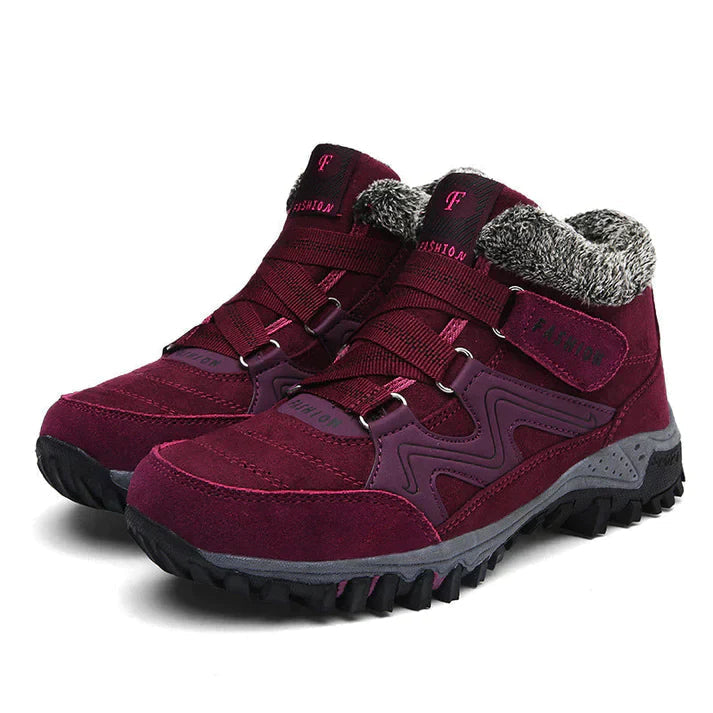 Chaussures de sport confortables pour femme, coupe mi-montante, pour la course