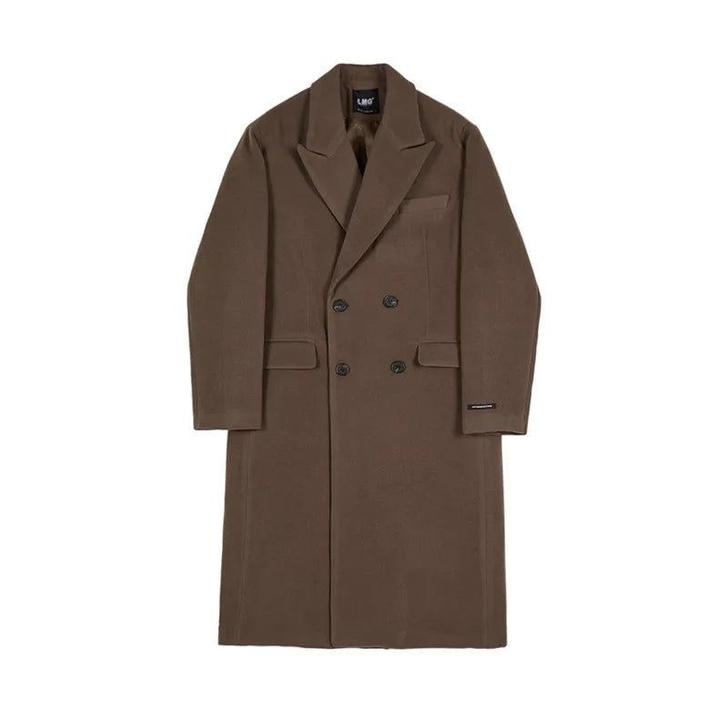 Herren Wintermantel Warm Wollig - IdealeKleiden
