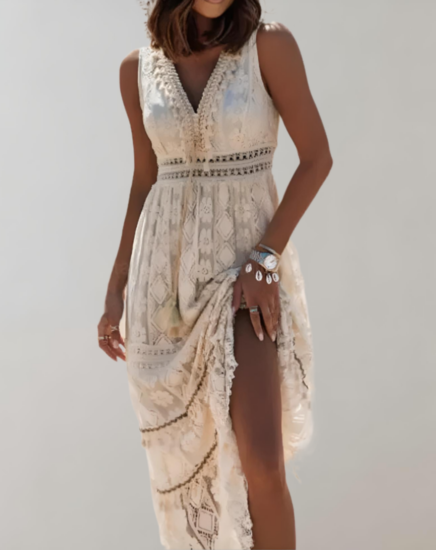 Robe d'été femme bohème chic élégante