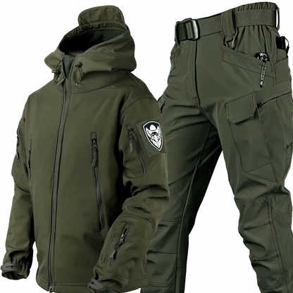 Ensemble tactique veste et pantalon imperméables pour hommes