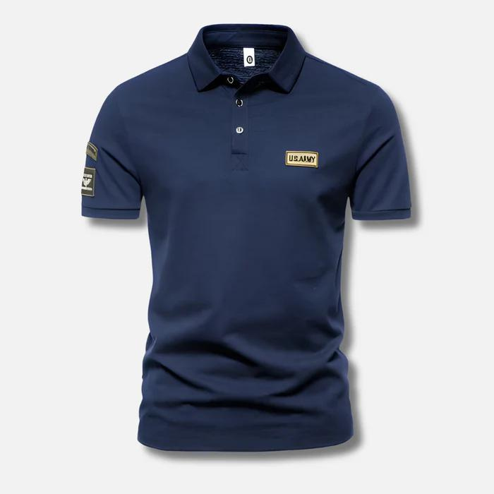 Herren Poloshirt Militärstyle Sommer - IdealeKleiden