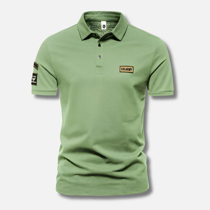 Polo homme style militaire été