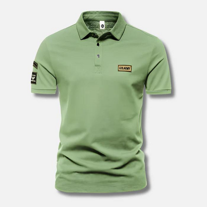 Polo homme style militaire été