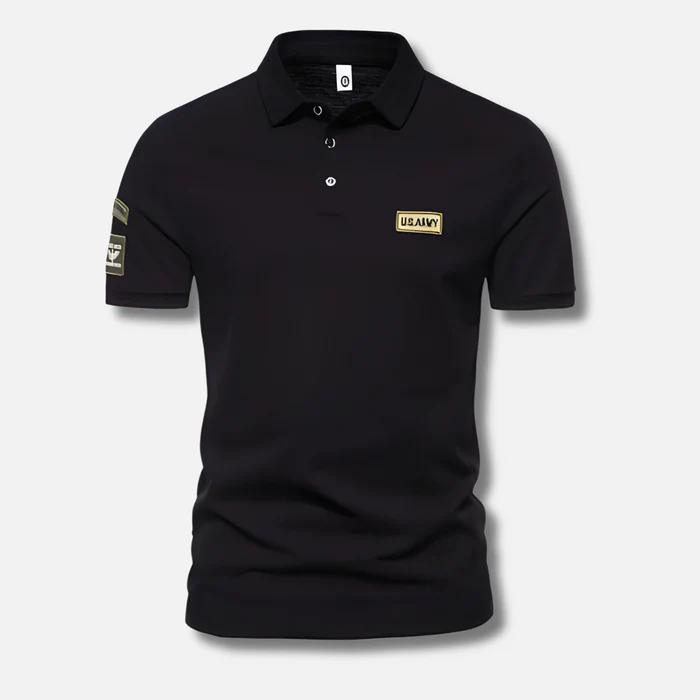 Polo homme style militaire été