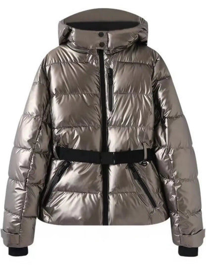Veste de ski femme élégante, coupe cintrée