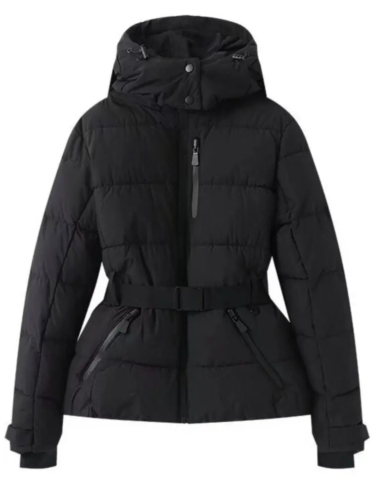 Veste de ski femme élégante, coupe cintrée