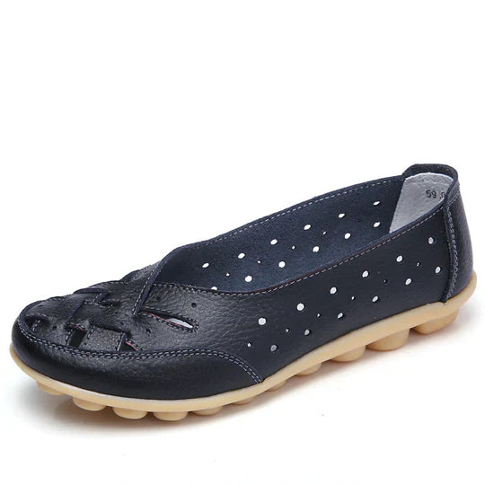 Komfortable Leder-Ballerinas Damen - IdealeKleiden