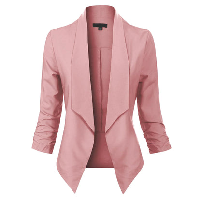 Blazer élégant pour femme, manches longues