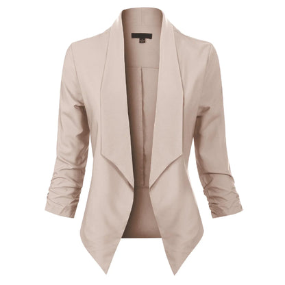 Blazer élégant pour femme, manches longues