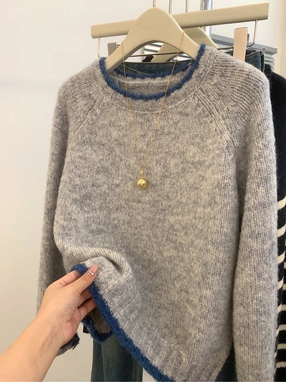 Damen Pullover Retro Chic - IdealeKleiden