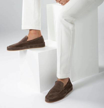 Mocassins confortables pour hommes en daim
