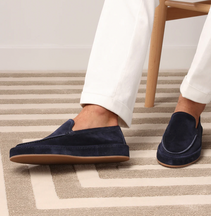 Mocassins confortables pour hommes en daim