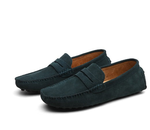 Mocassins confortables en daim pour hommes