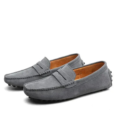 Mocassins confortables en daim pour hommes