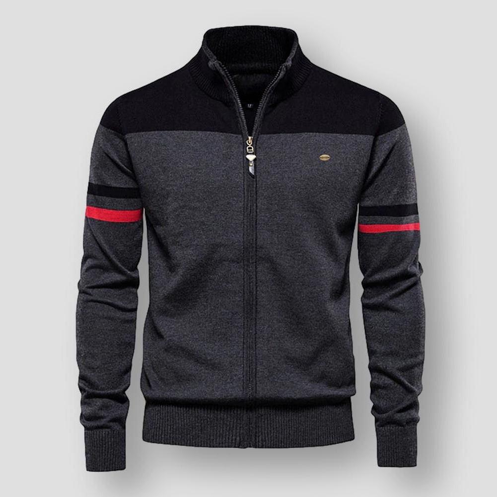 Veste tendance pour homme avec design color block