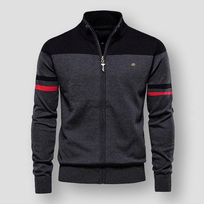 Veste tendance pour homme avec design color block