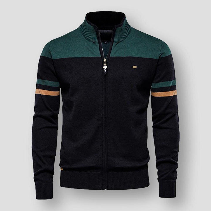 Veste tendance pour homme avec design color block