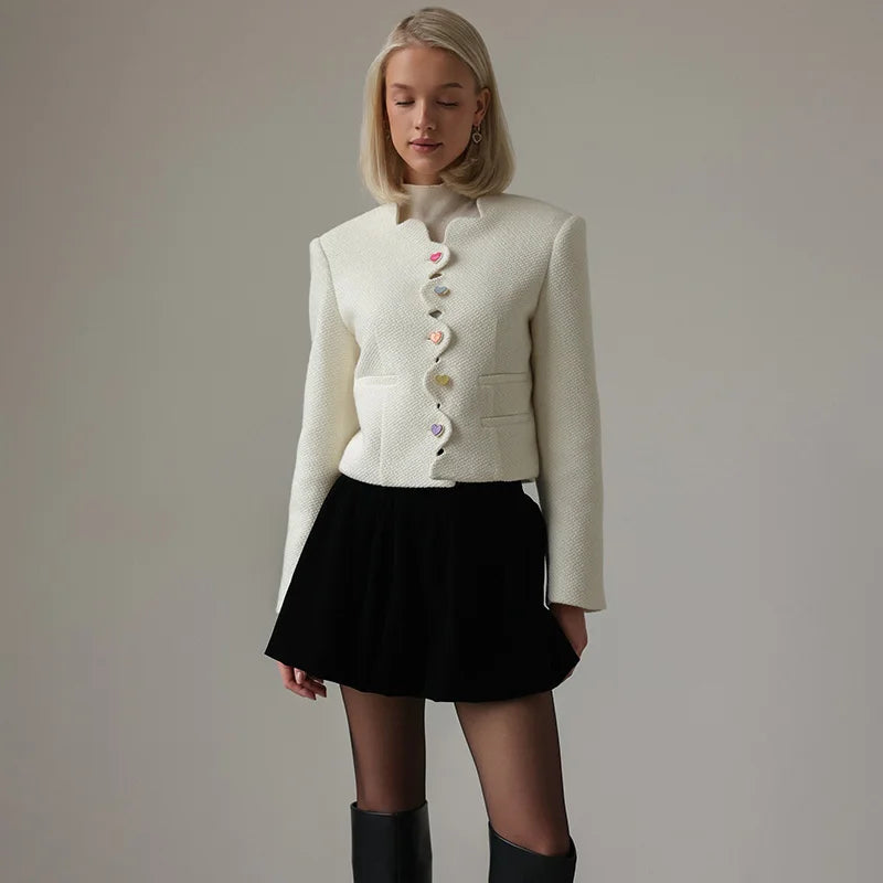 Gilet femme élégant Col haut Exclusif